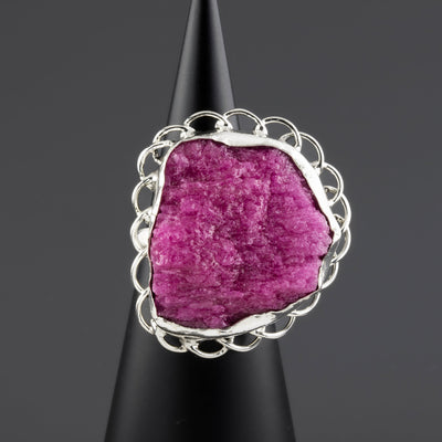 raw ruby ring