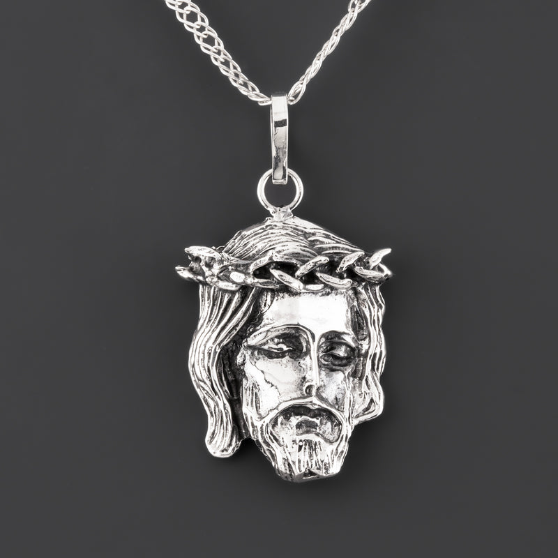 redentor Mexican silver pendant