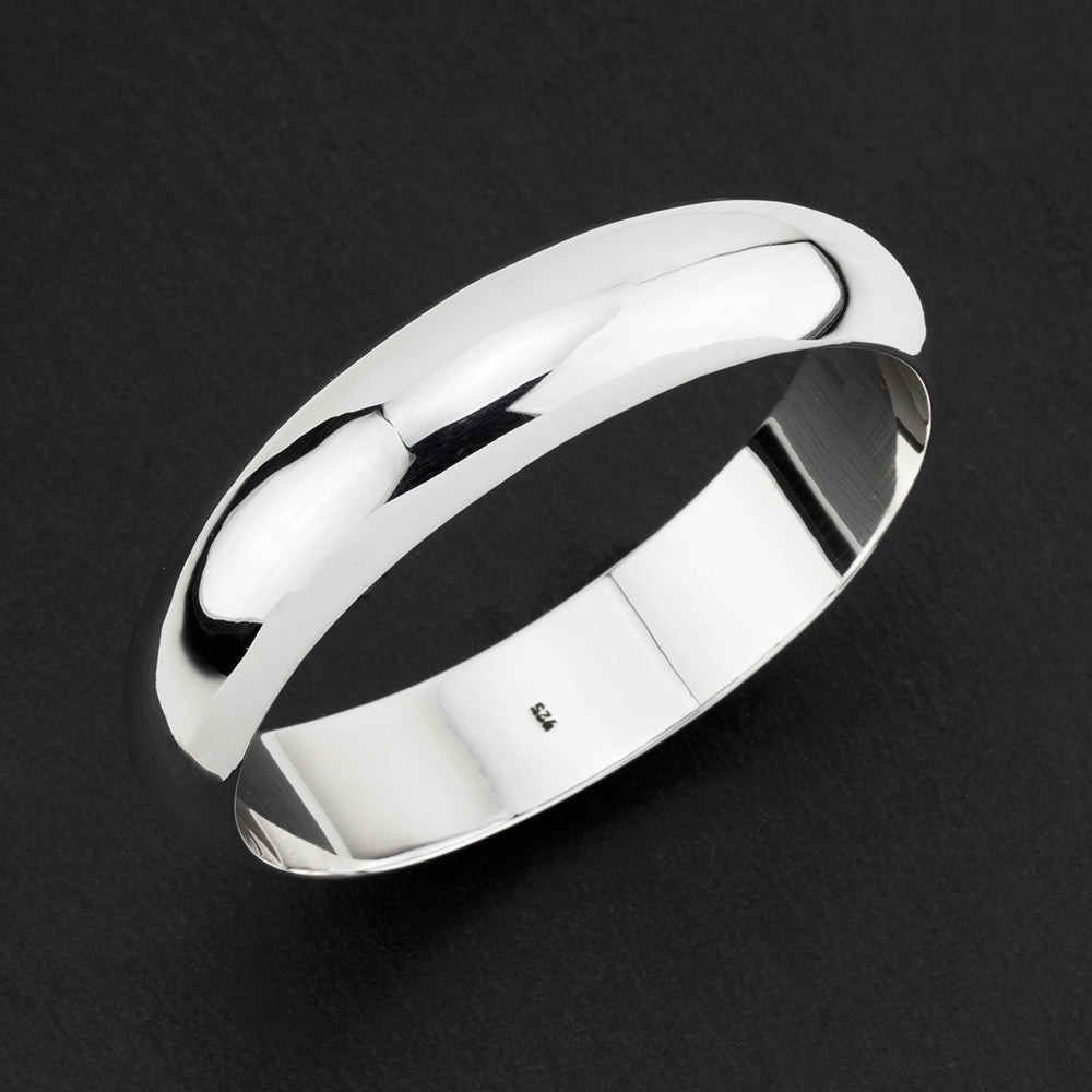 reflex sterling silver bangle bracelet