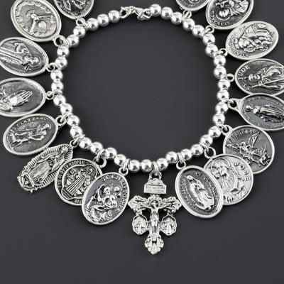 religious charm bracelet