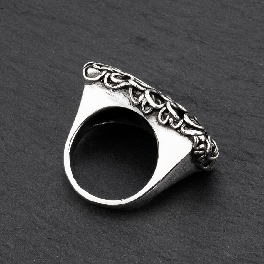 Tangled Chic Taxco Silver Ring