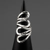 Liquid Loop Sterling Silver Ring