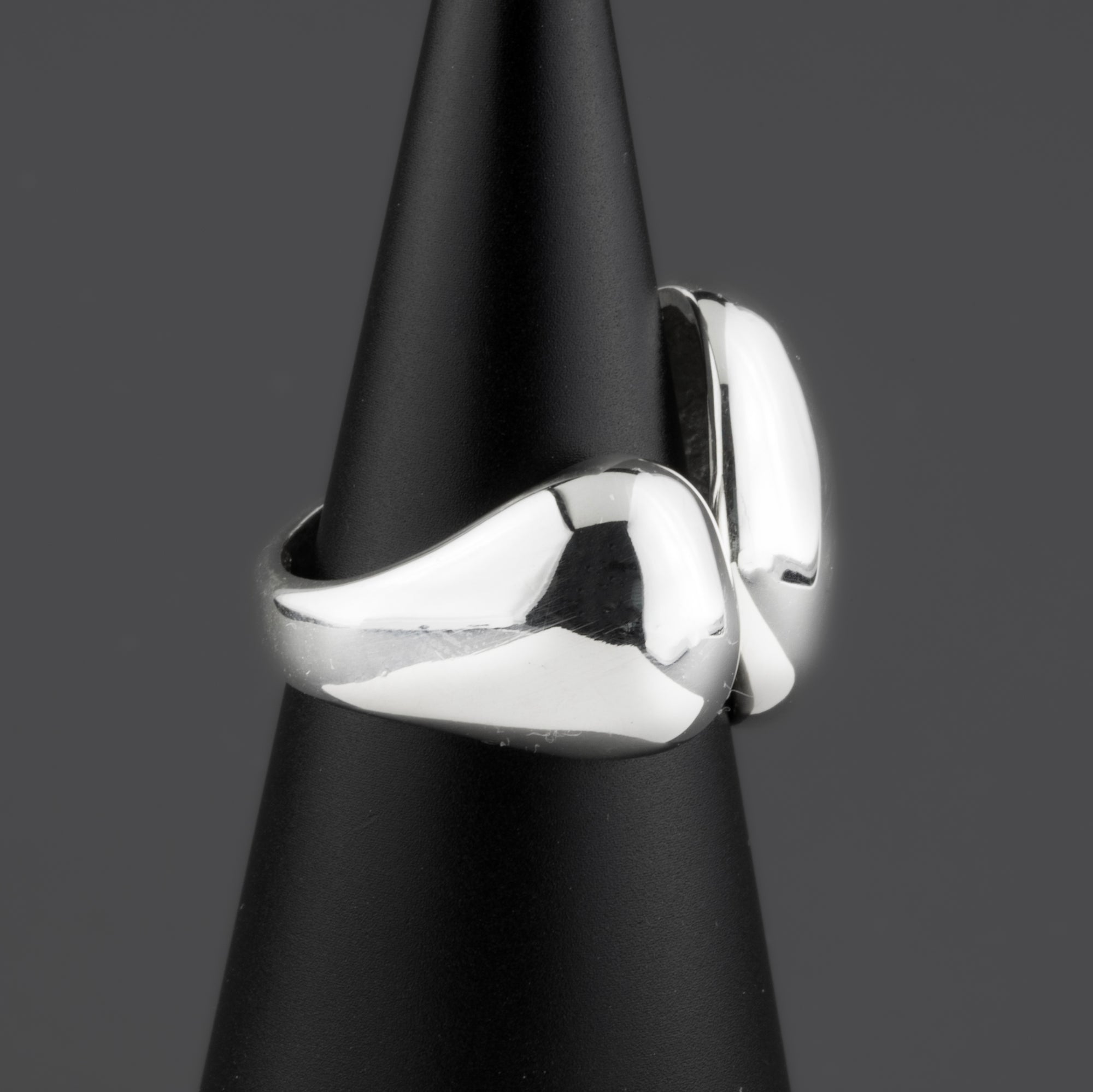 Silver Duet Ring