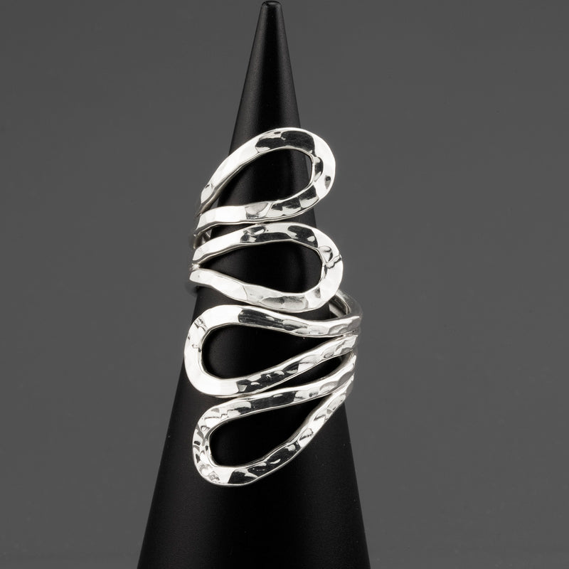Liquid Loop Sterling Silver Ring