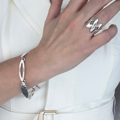 Flow Sterling Silver Ring