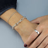 High Tide Sterling Silver Link Bracelet