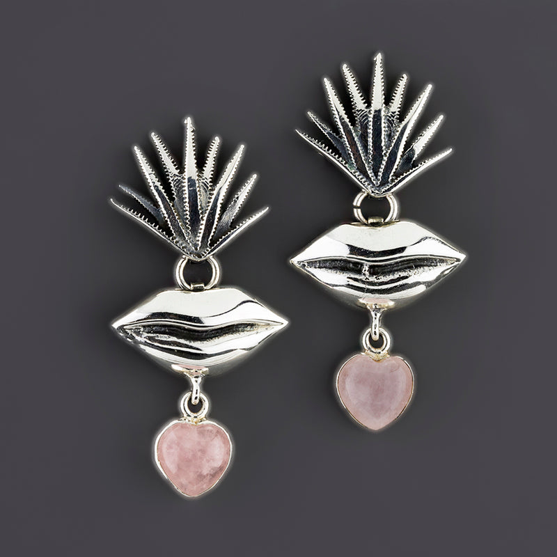 Agave Kiss Mexican Silver Earrings
