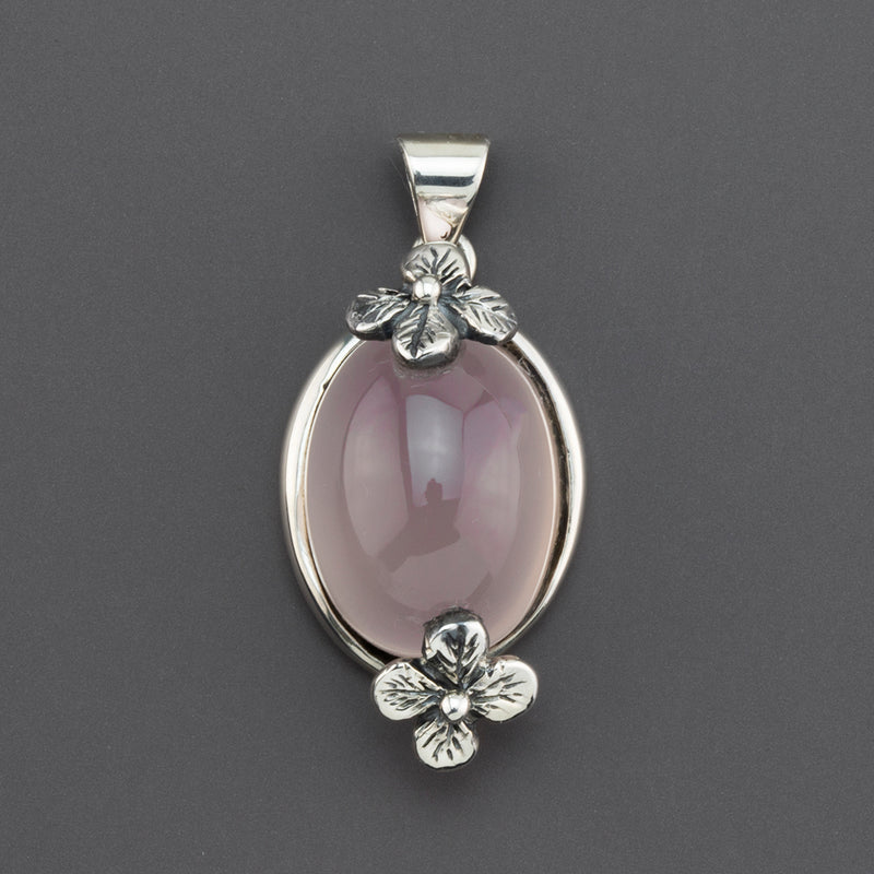rose quartz pendant