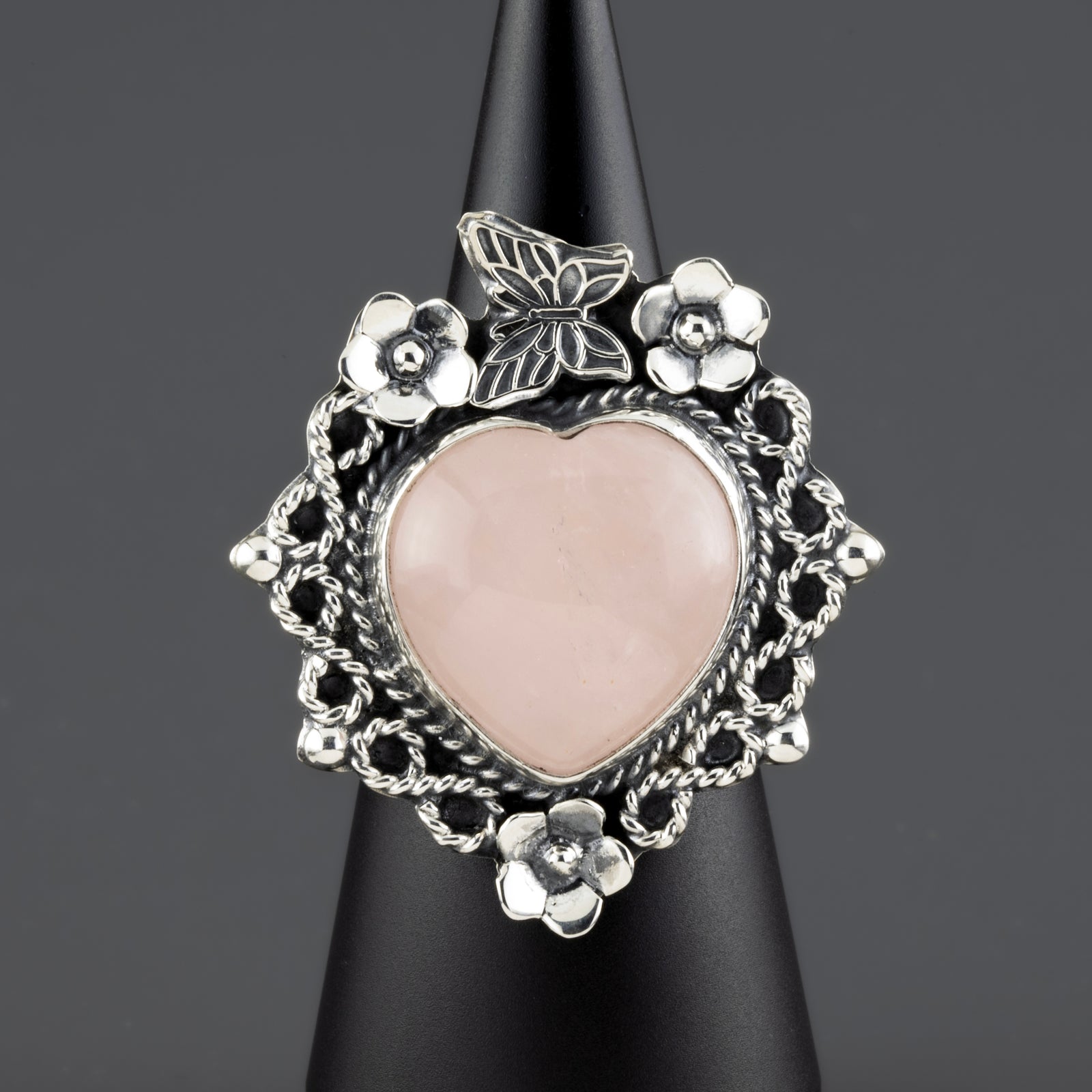 Blushing Heart Ring