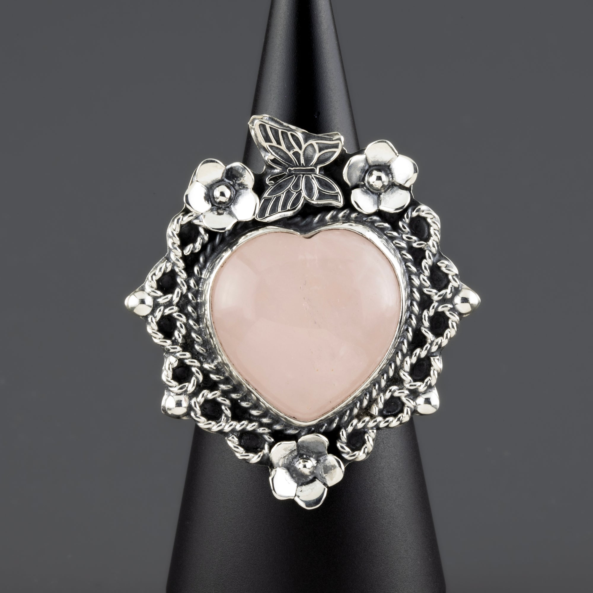 Blushing Heart Ring