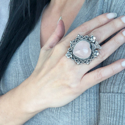 Blushing Heart Ring