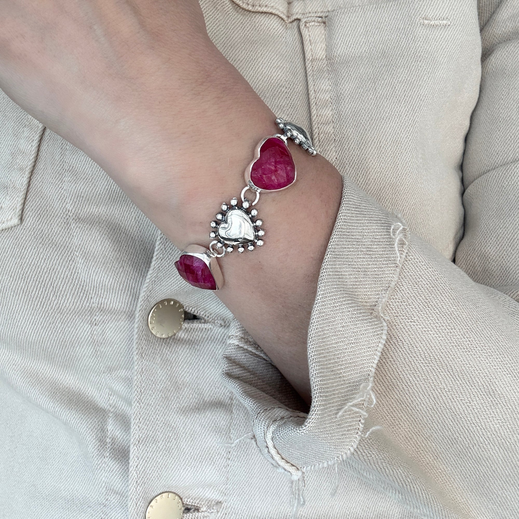 Ruby Romance Bracelet