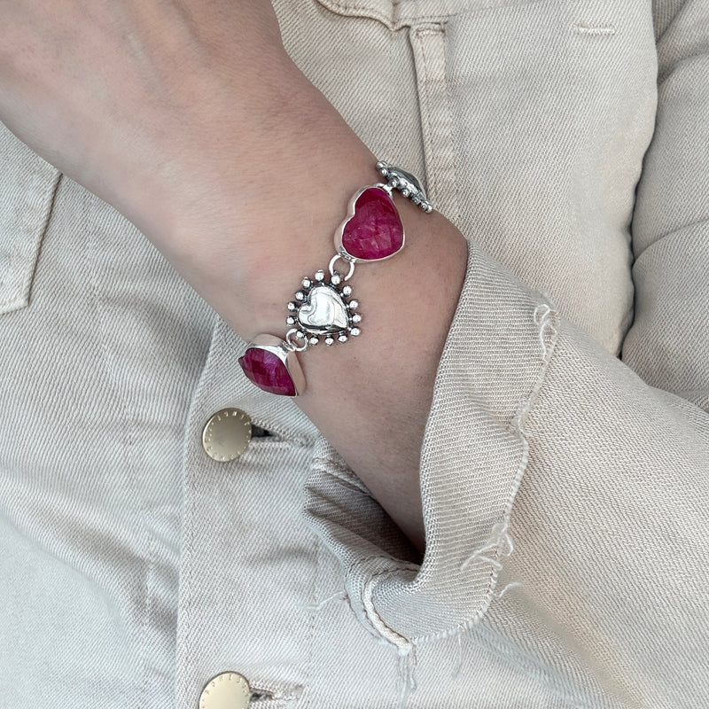 Ruby Romance Bracelet