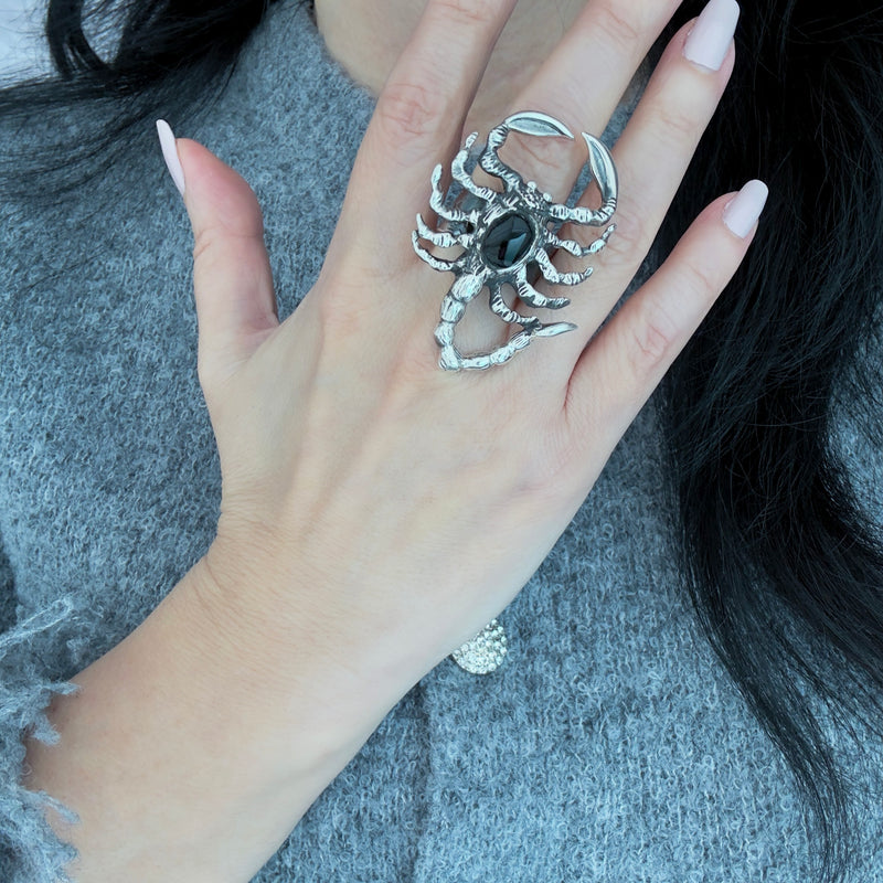 Venom Luxe Scorpion Statement Ring