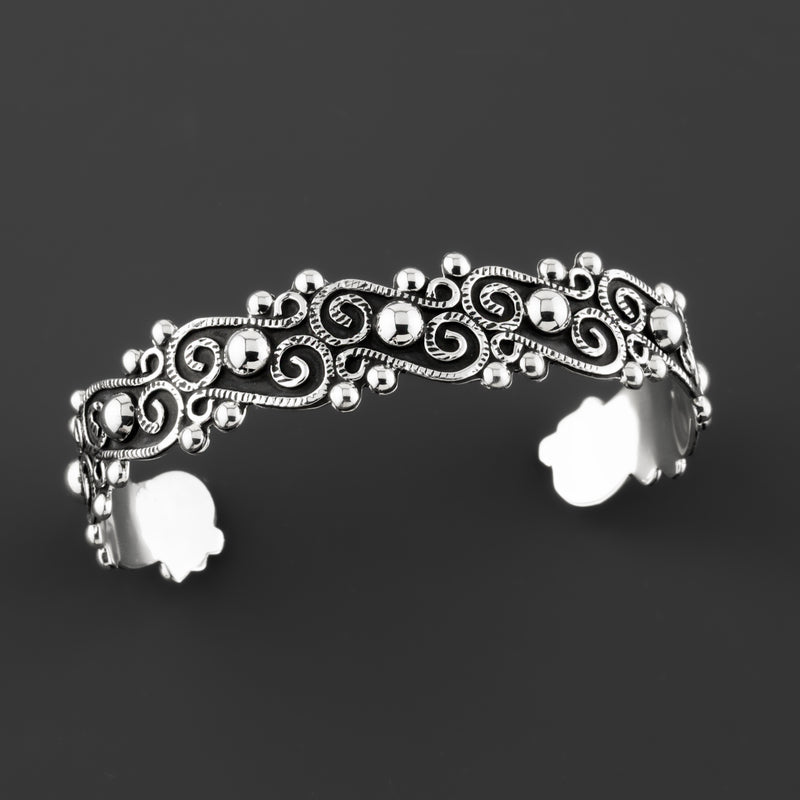Scrollwork Taxco Cuff Bracelet