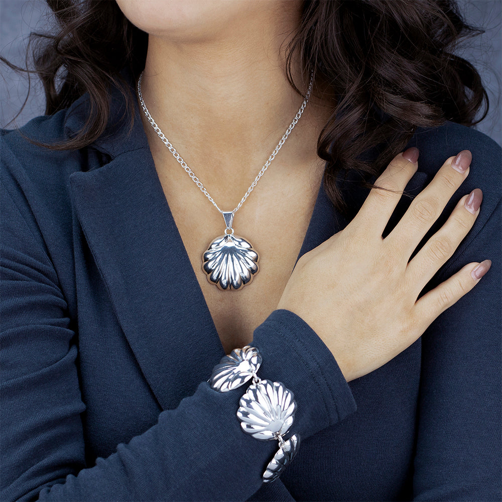 Sirena Sterling Silver Seashell Bracelet