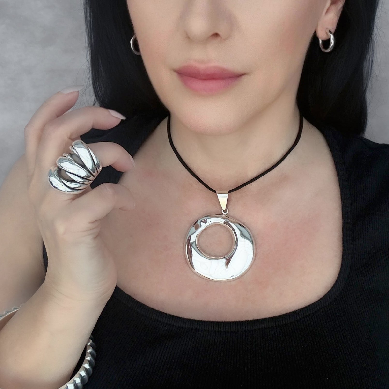 Fluid Wrap Statement Ring