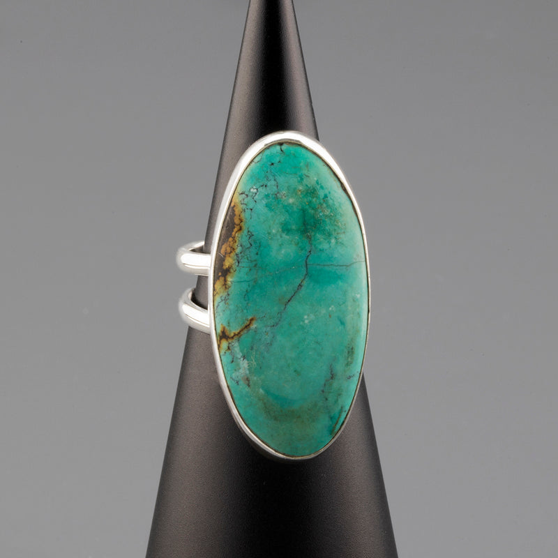 sierra sky long turquoise statement ring
