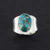 Sterling Silver Copper Turquoise Ring