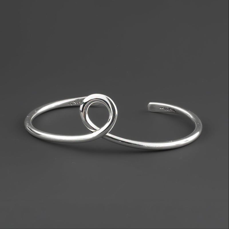 silver loop cuff