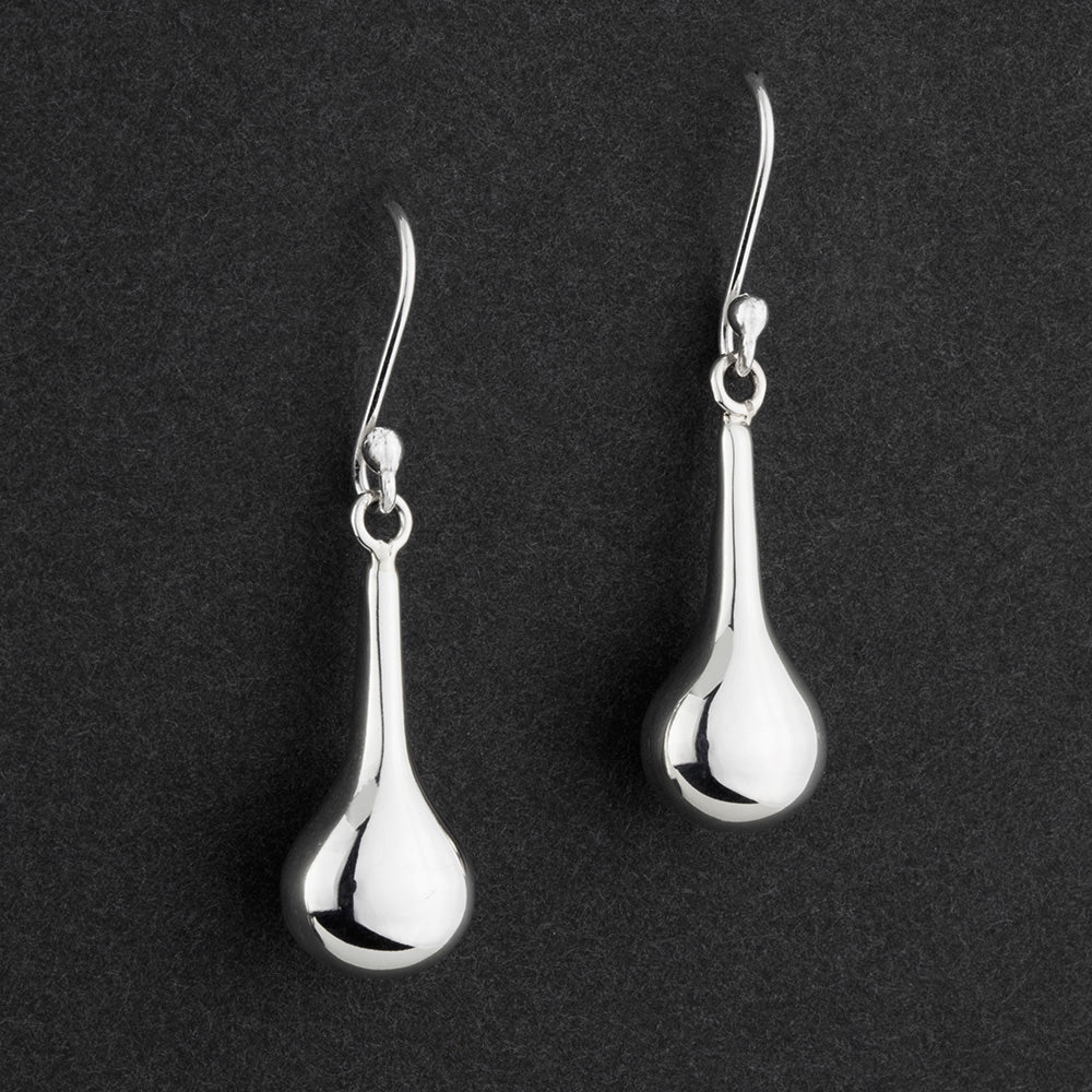 simple sterling silver dangle earrings