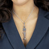 Sterling Silver Skeleton Siren Pendant