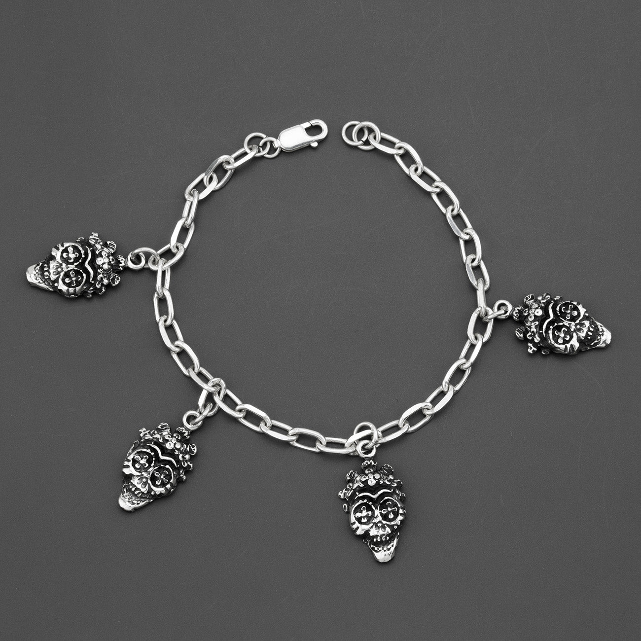 Calaverita Chic Mexican Silver Bracelet