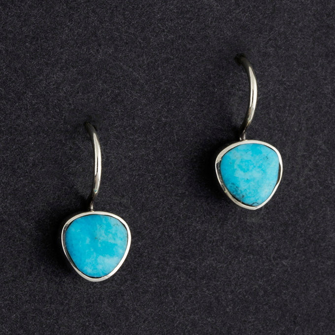 small turquoise drop earrings