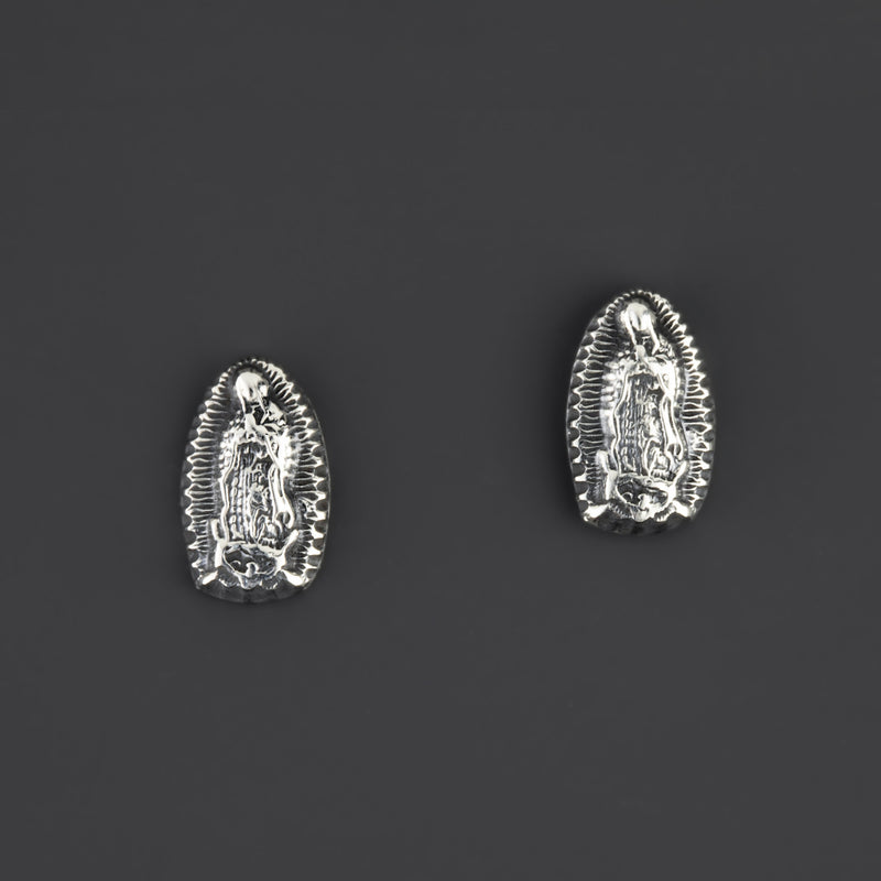 small guadalupe silver studs