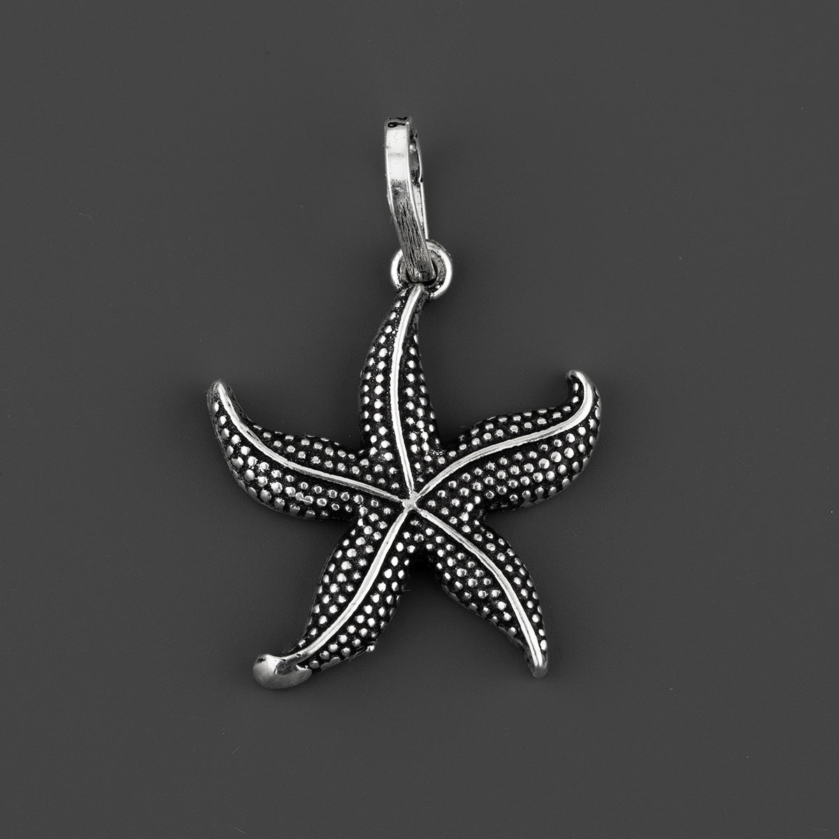 starfish Mexican silver pendant