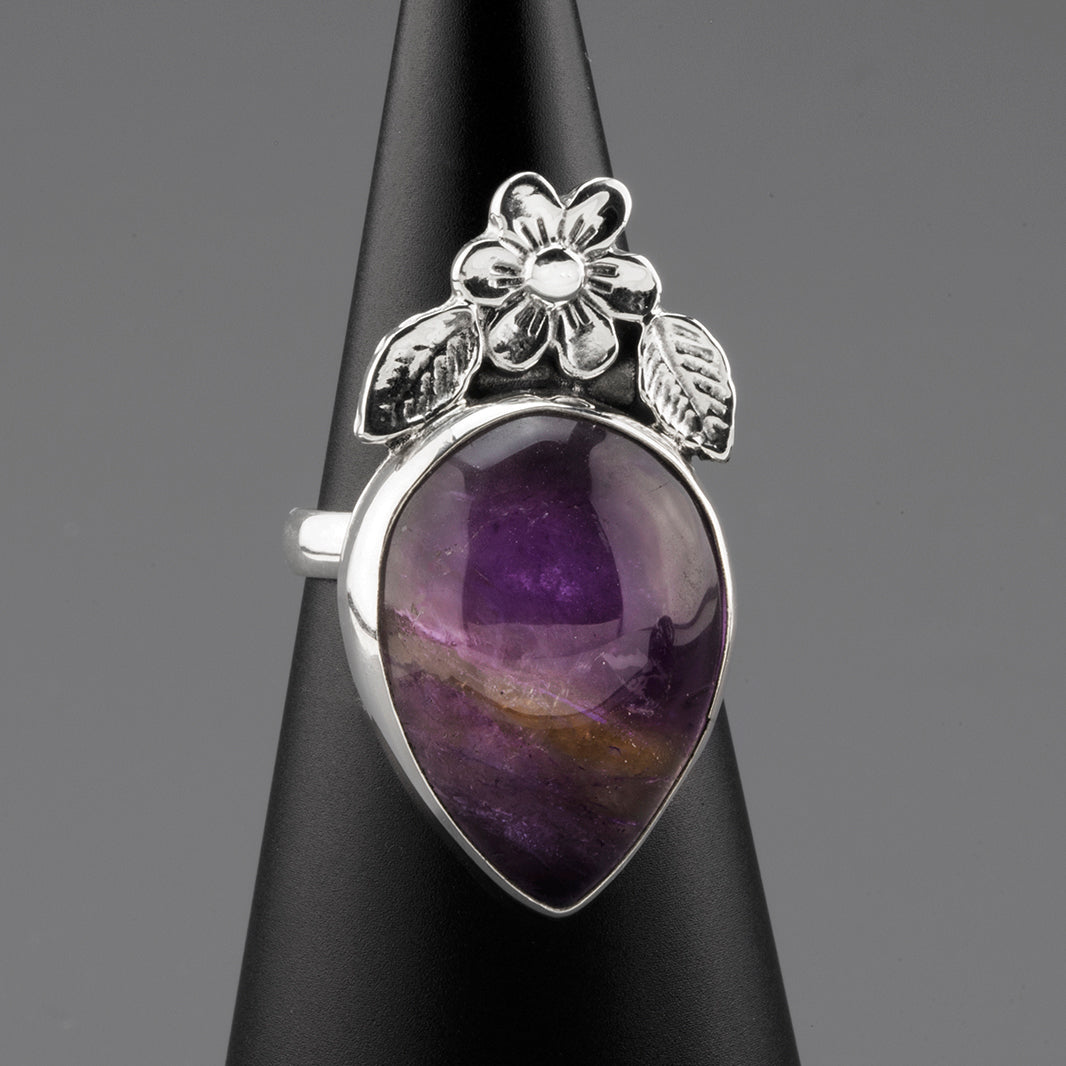 sterling silver ametrine ring