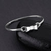 sterling silver bow bangle