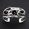 sterling silver calla lily bracelet