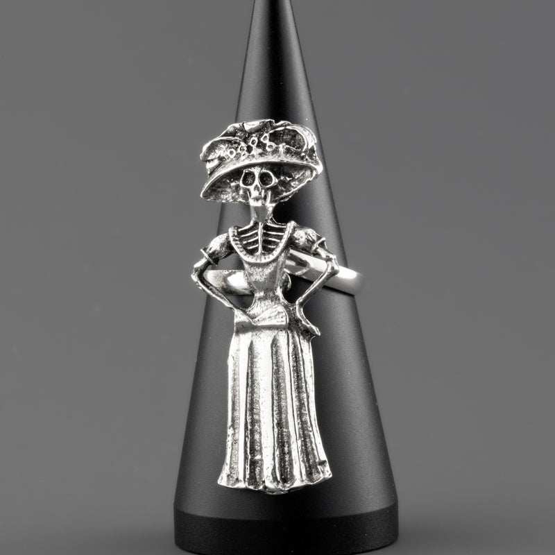 sterling silver catrina ring