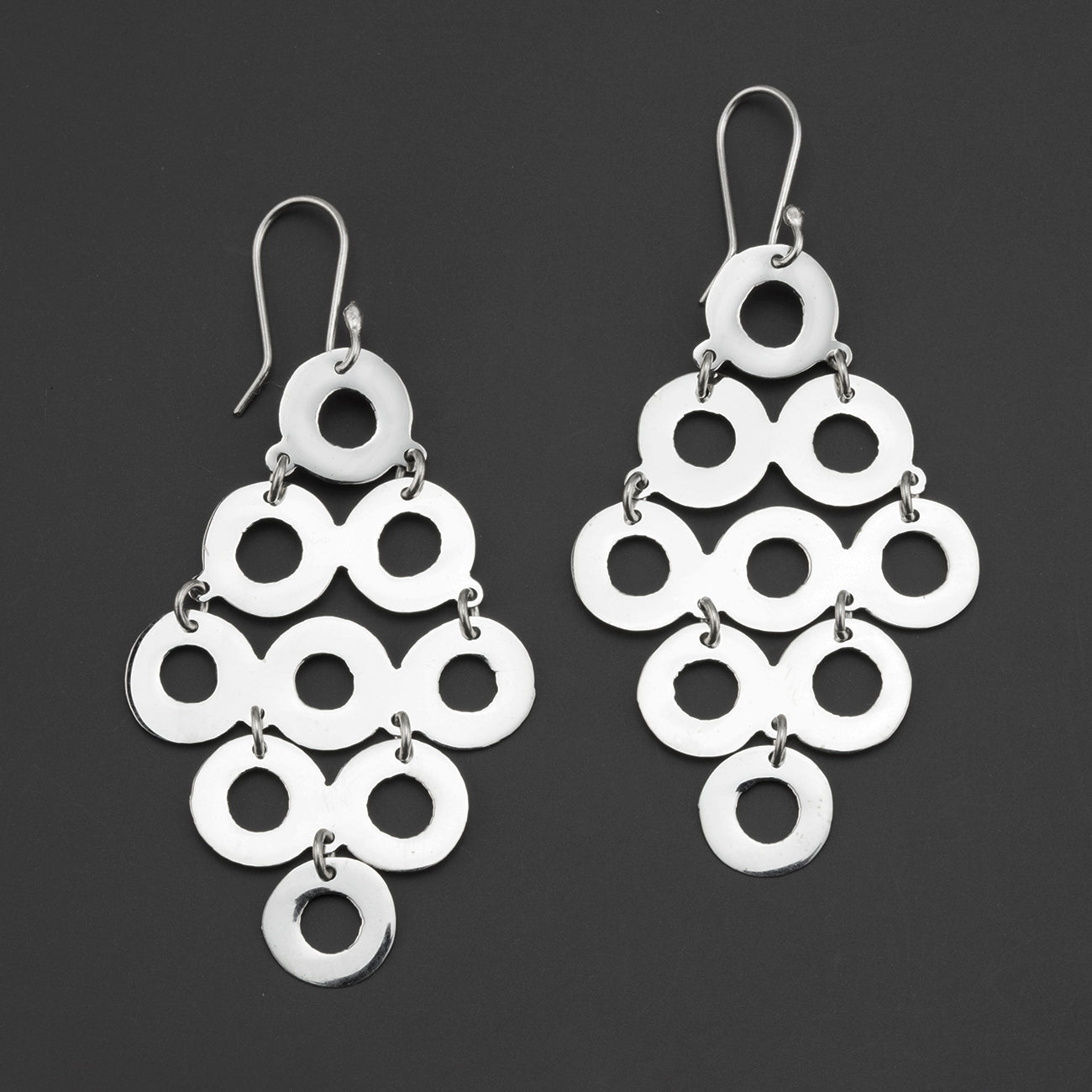 sterling silver chandelier earrings