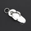 sterling silver flip flop pendant