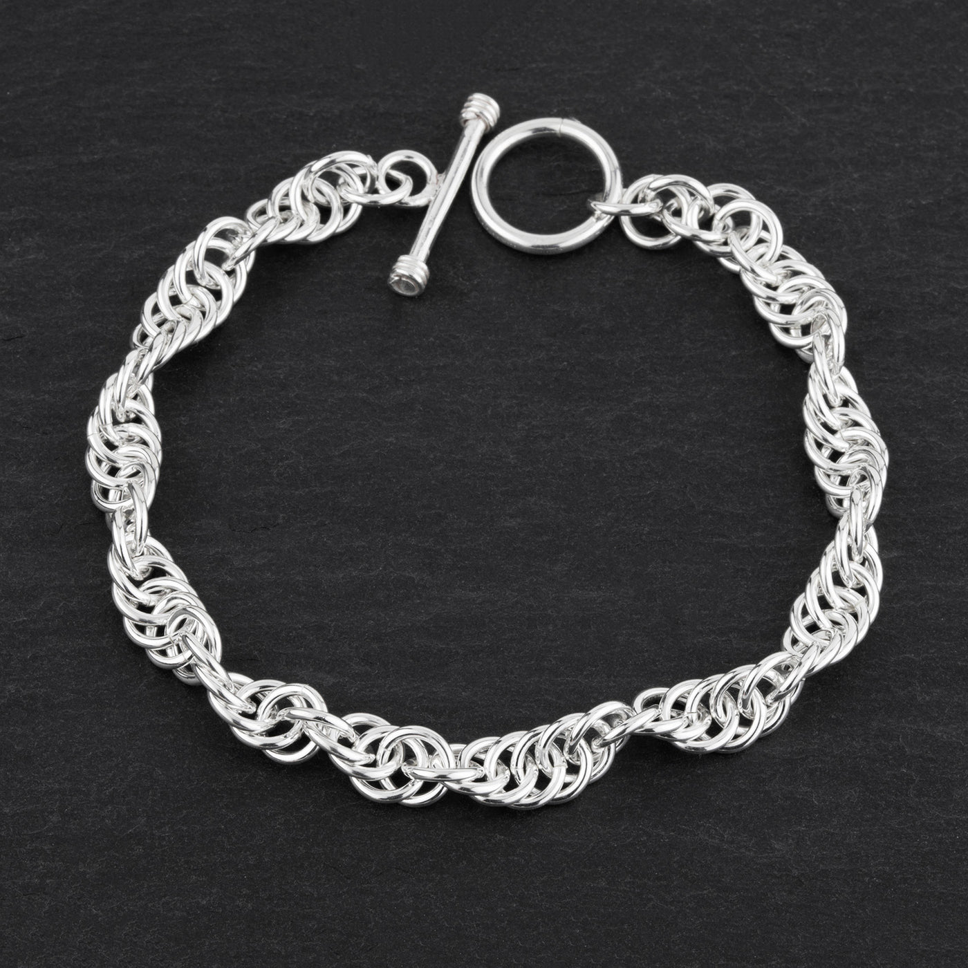 Sterling Silver Linked Bracelet