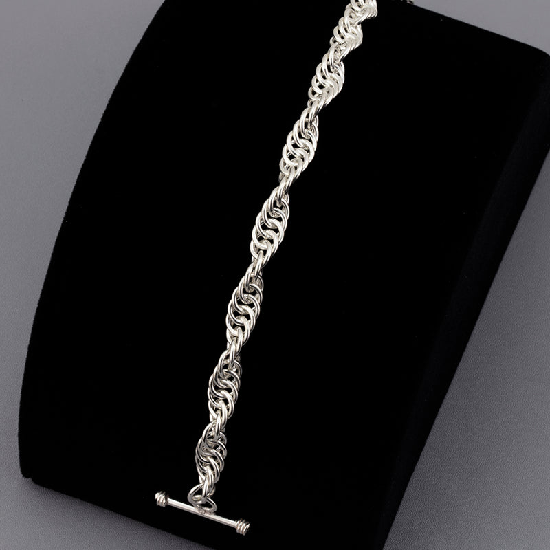 Liquid Links Sterling Silver Bracelet