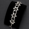 sterling silver rose bracelet