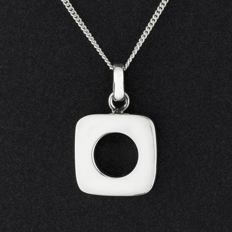 sterling silver modern essence pendant