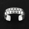 sterling silver studded cuff bracelet