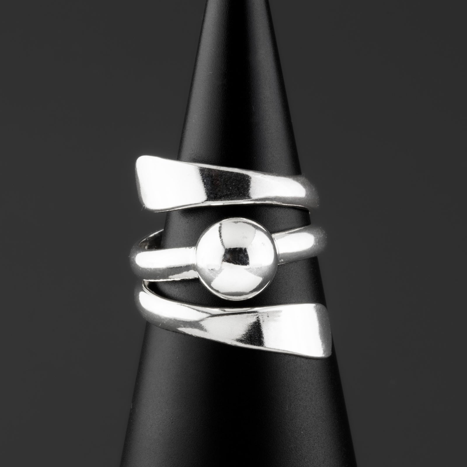 sterling silver wrap ring