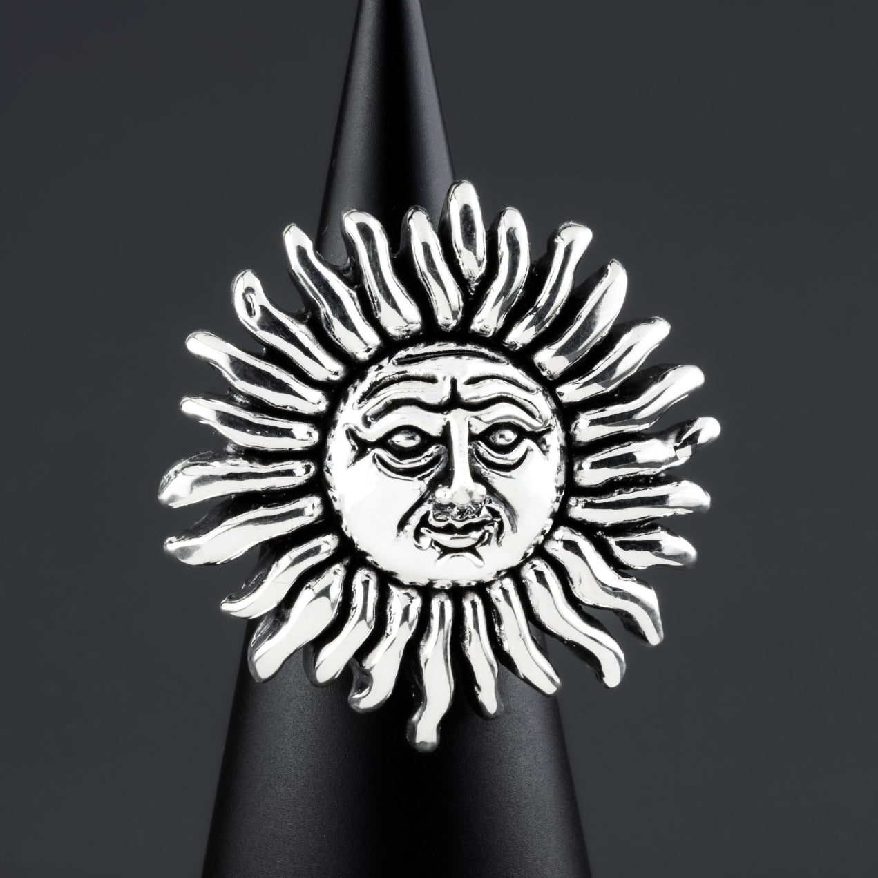 sun statement ring