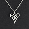 swirl of love sterling silver pendant