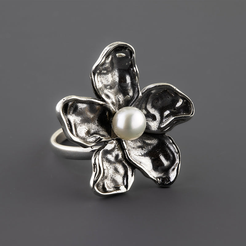 Taxco bloom sterling silver ring