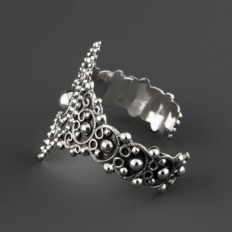 midnight relic Taxco cuff bracelet