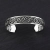Taxco silver spiral cuff bracelet