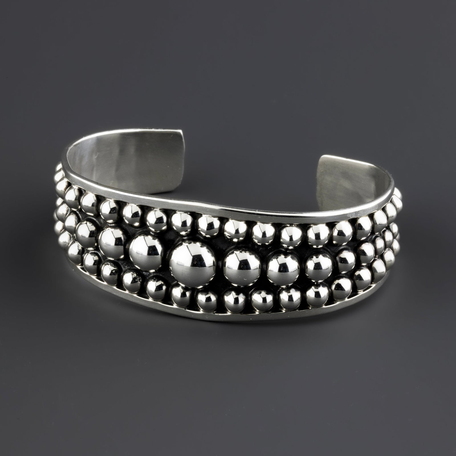 Taxco sterling silver cuff bracelet