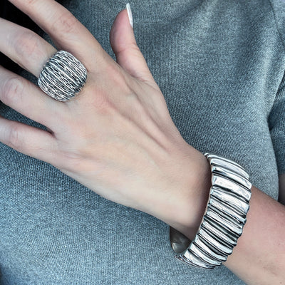 Wild Streak Taxco Ring