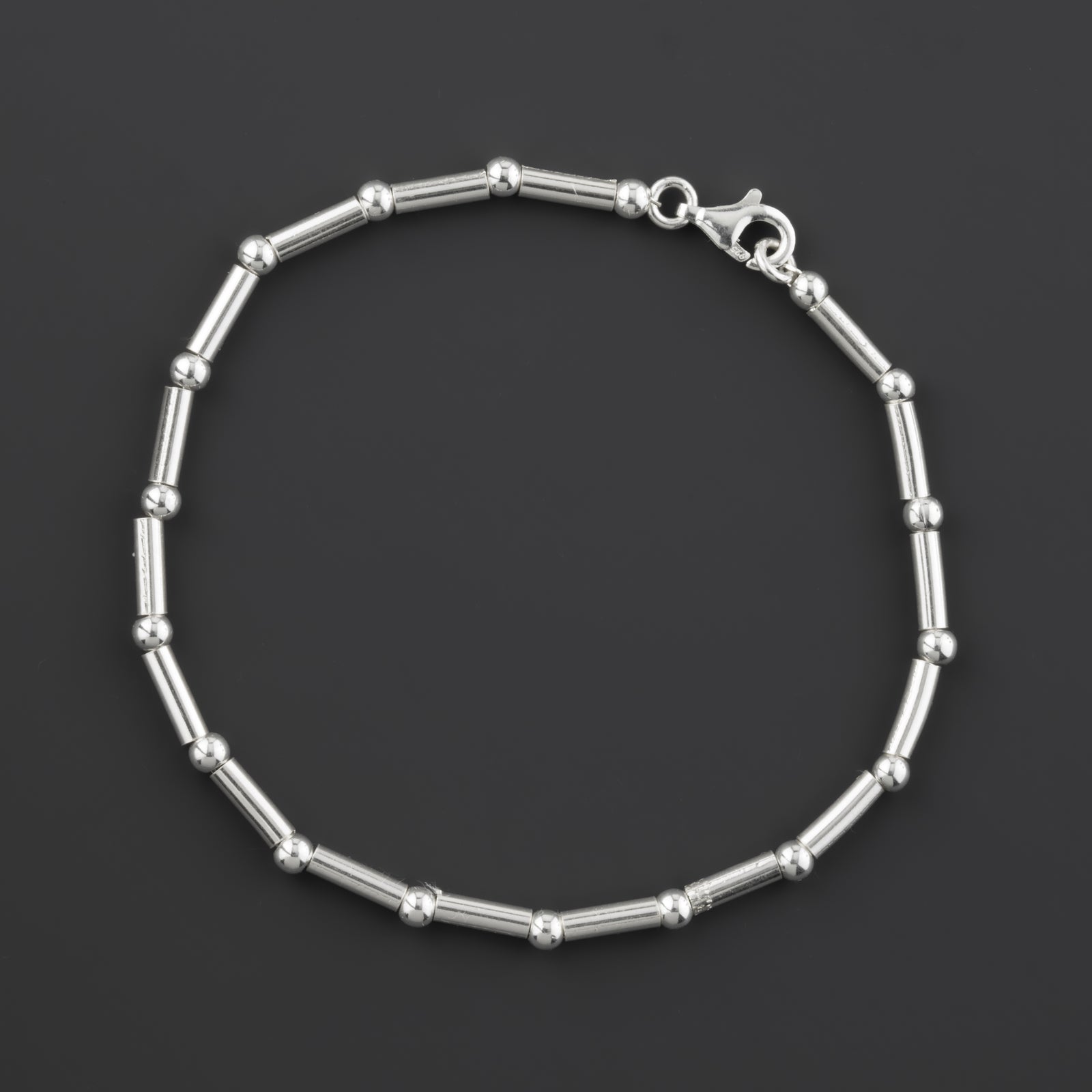 thin sterling silver bracelet